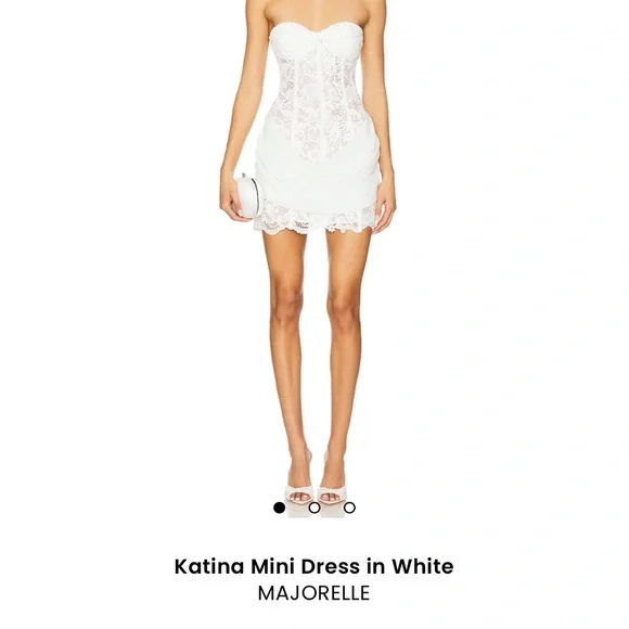 MAJORELLE Dresses Majorelle Katina Mini Dress In White Poshmark